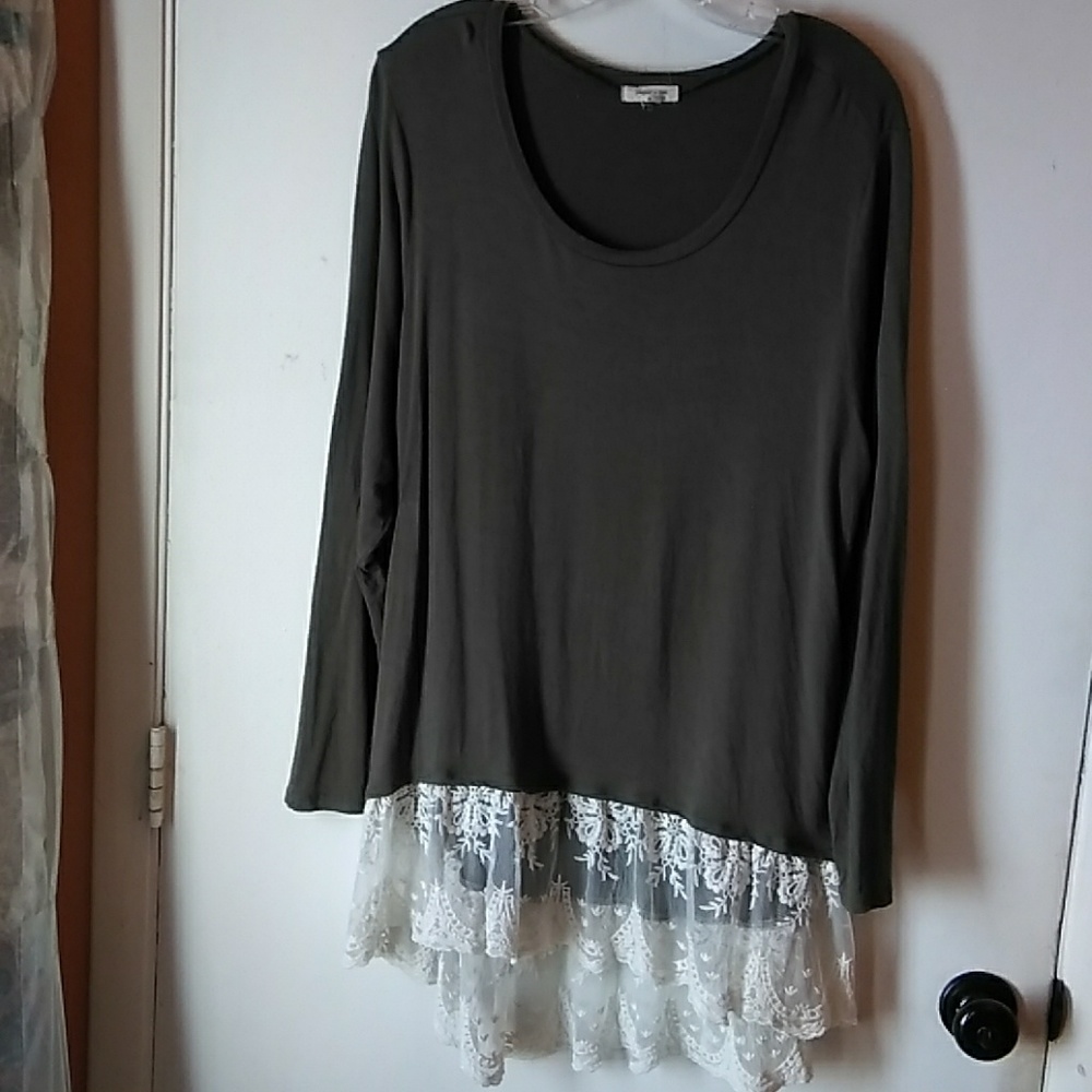 Paper+tee long sleeve tunic